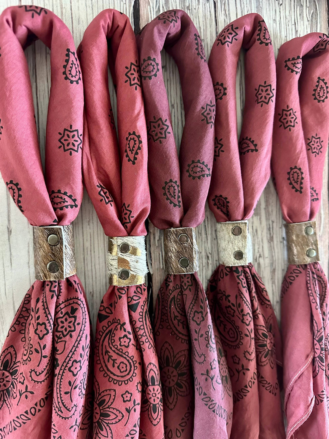 Maroon Hues Hand Dyed Bandanas