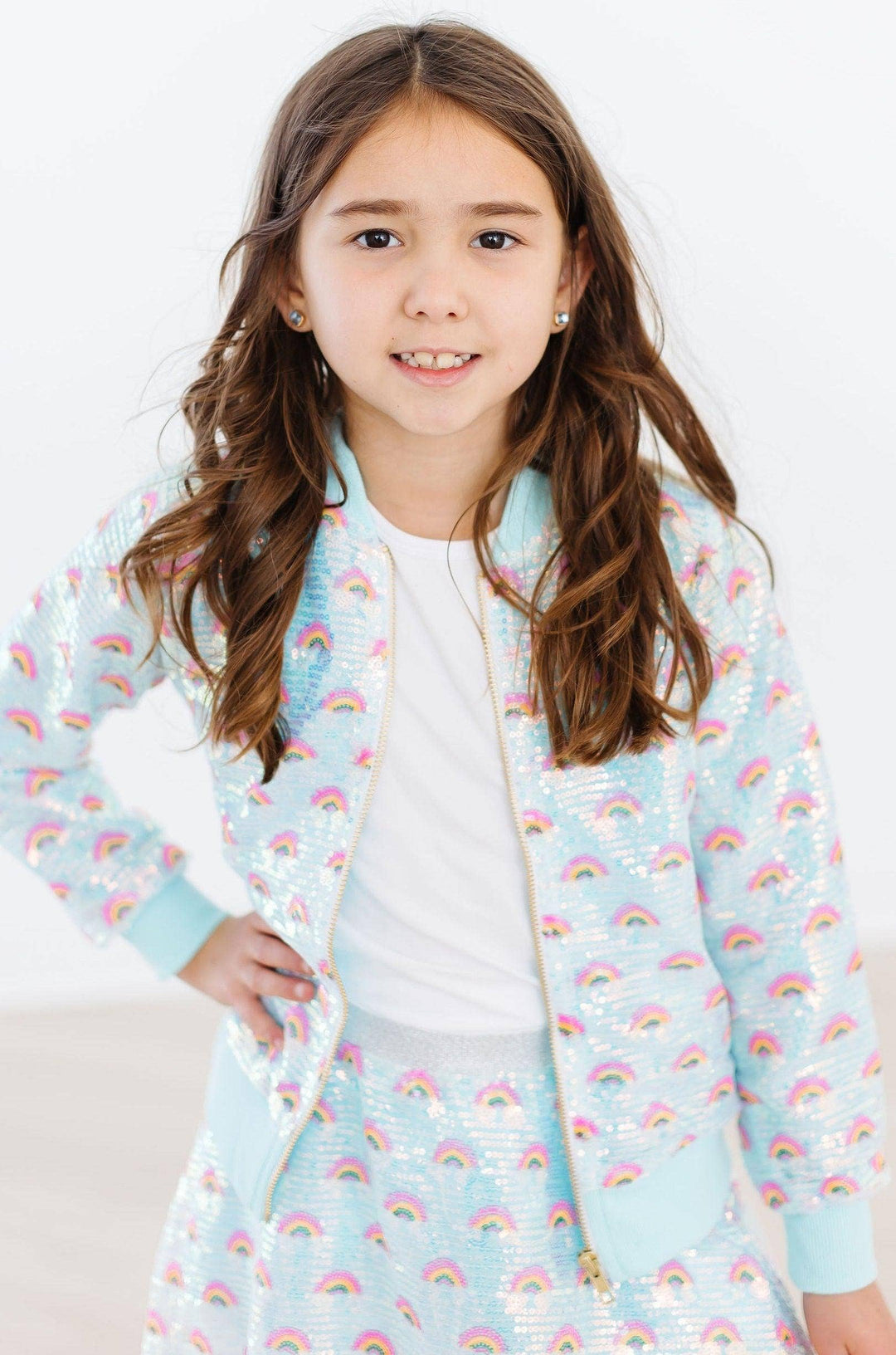 Rainbow Sequin Jacket