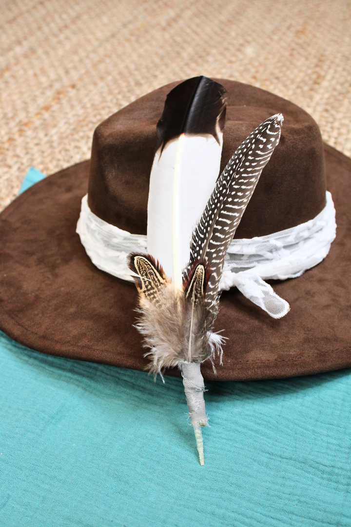 The Outrider : Hand-Wrapped Feather Pick