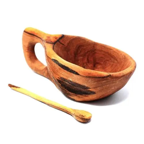 Olive Wood Salt Pot