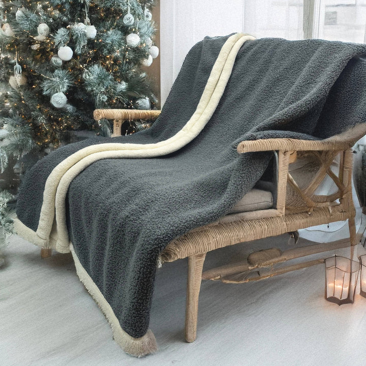Teddy Curly Throw Blanket