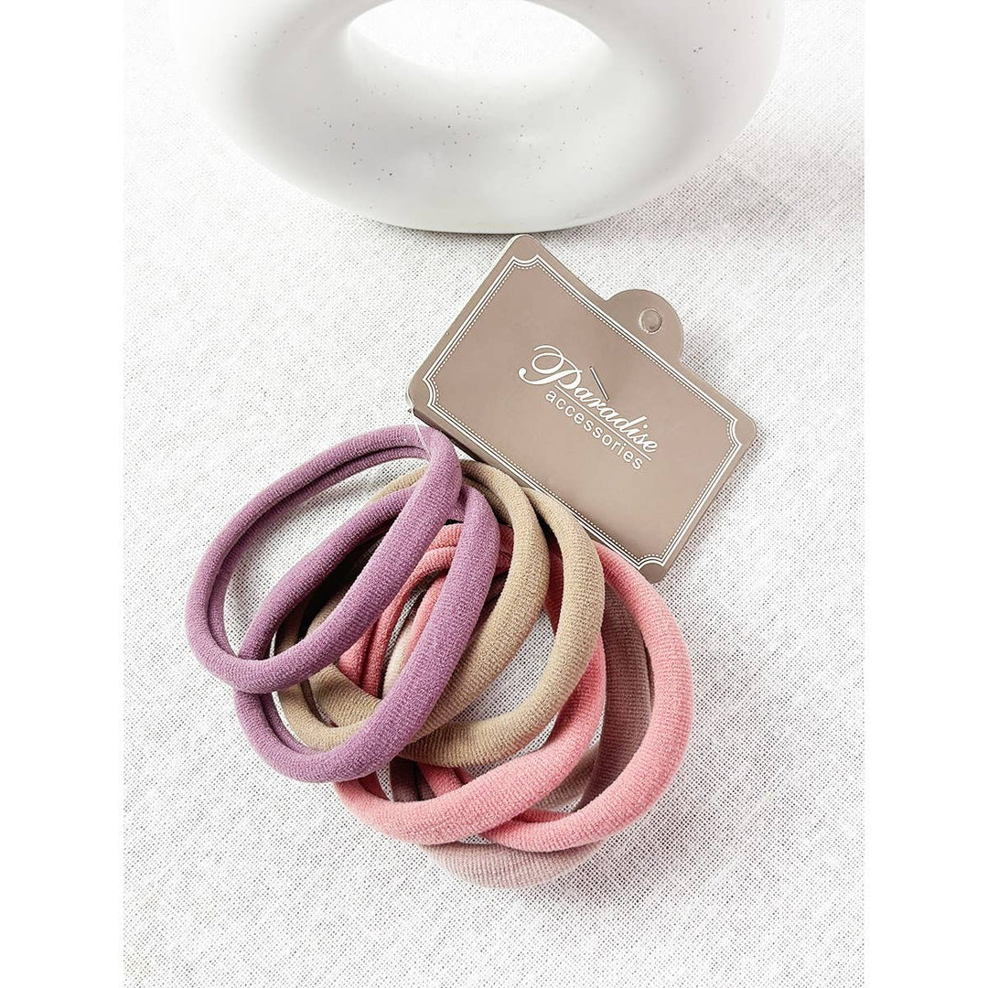 Dusty Multicolor Elastic Hair Ties