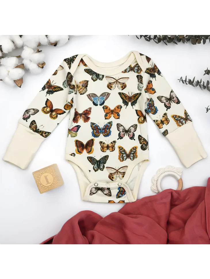Organic Cotton Long Sleeve Baby Bodysuit