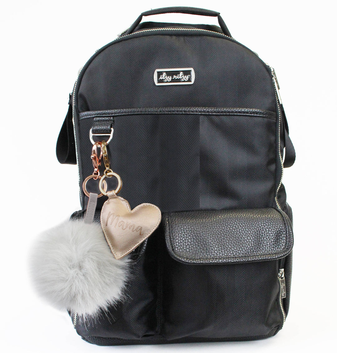Gold Mama Heart Diaper Bag Charm