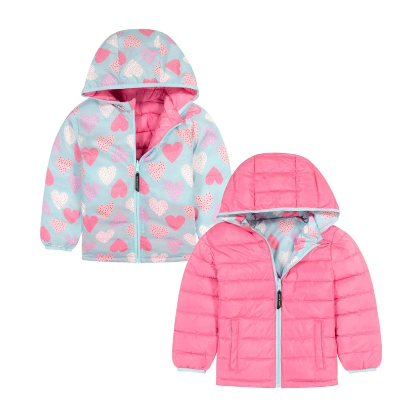 Girl's Reversible Puffer Jacket