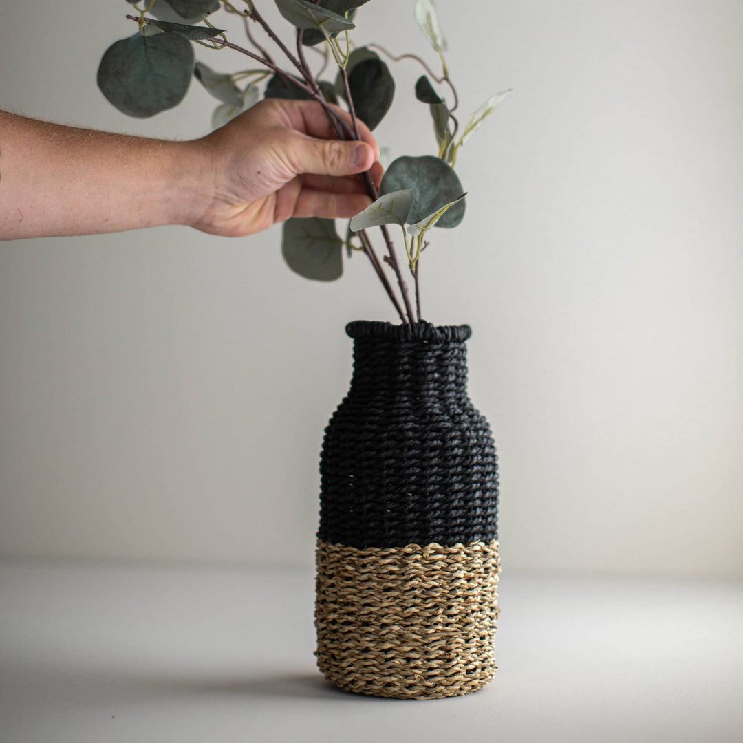 Alani Rope &amp; Seagrass Dried Vase