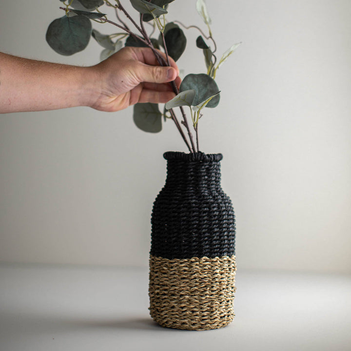 Alani Rope &amp; Seagrass Dried Vase