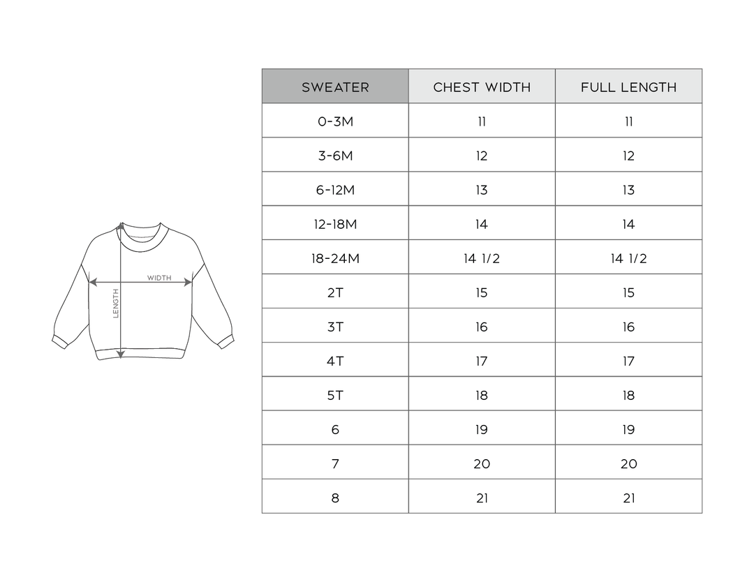 Kid's Knit Sweater: Kindness