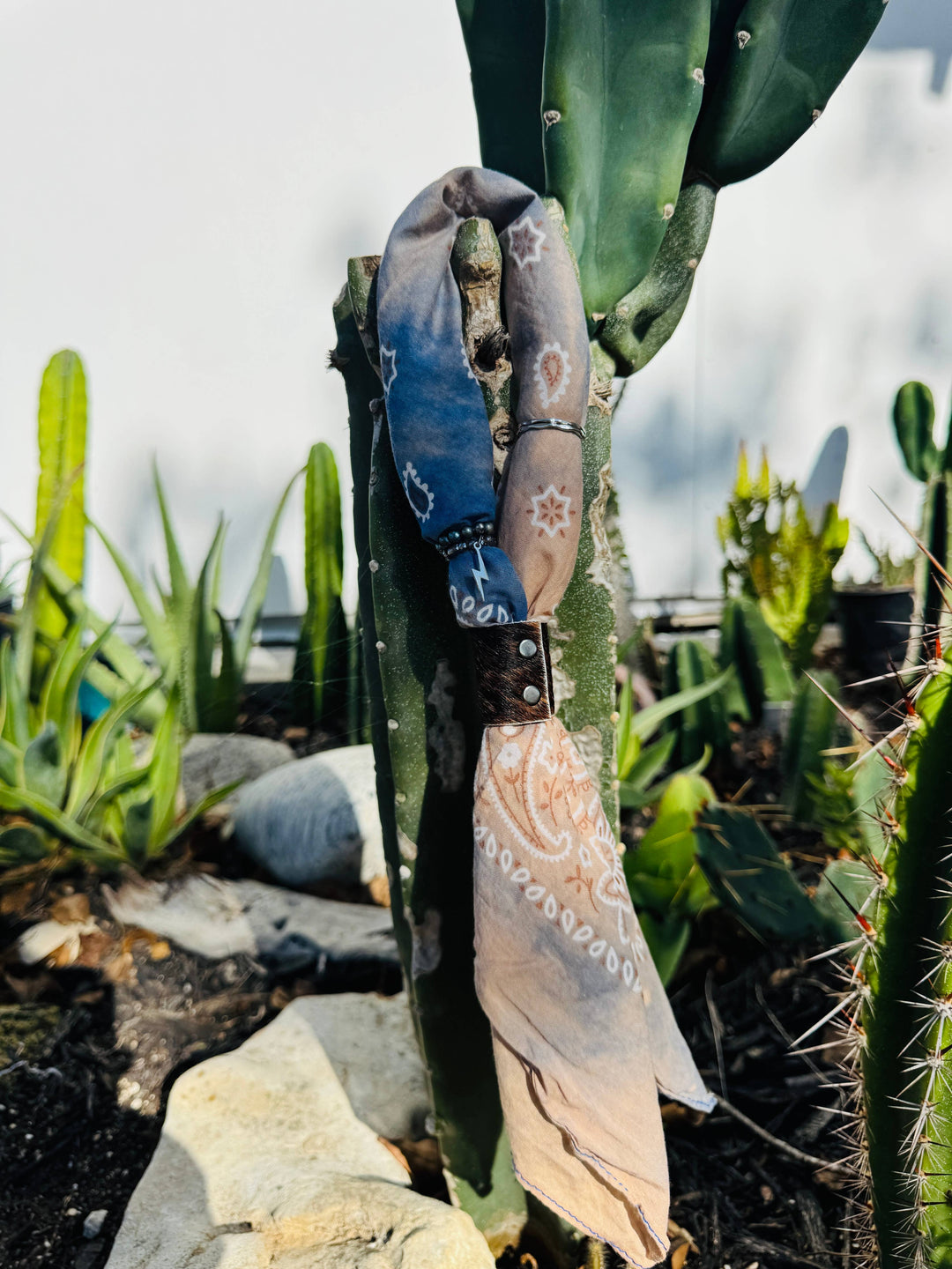 Denim Hues Hand Dyed Bandanas 