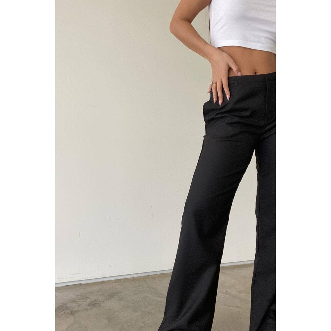 HOOK EYE WAISTBAND TROUSER