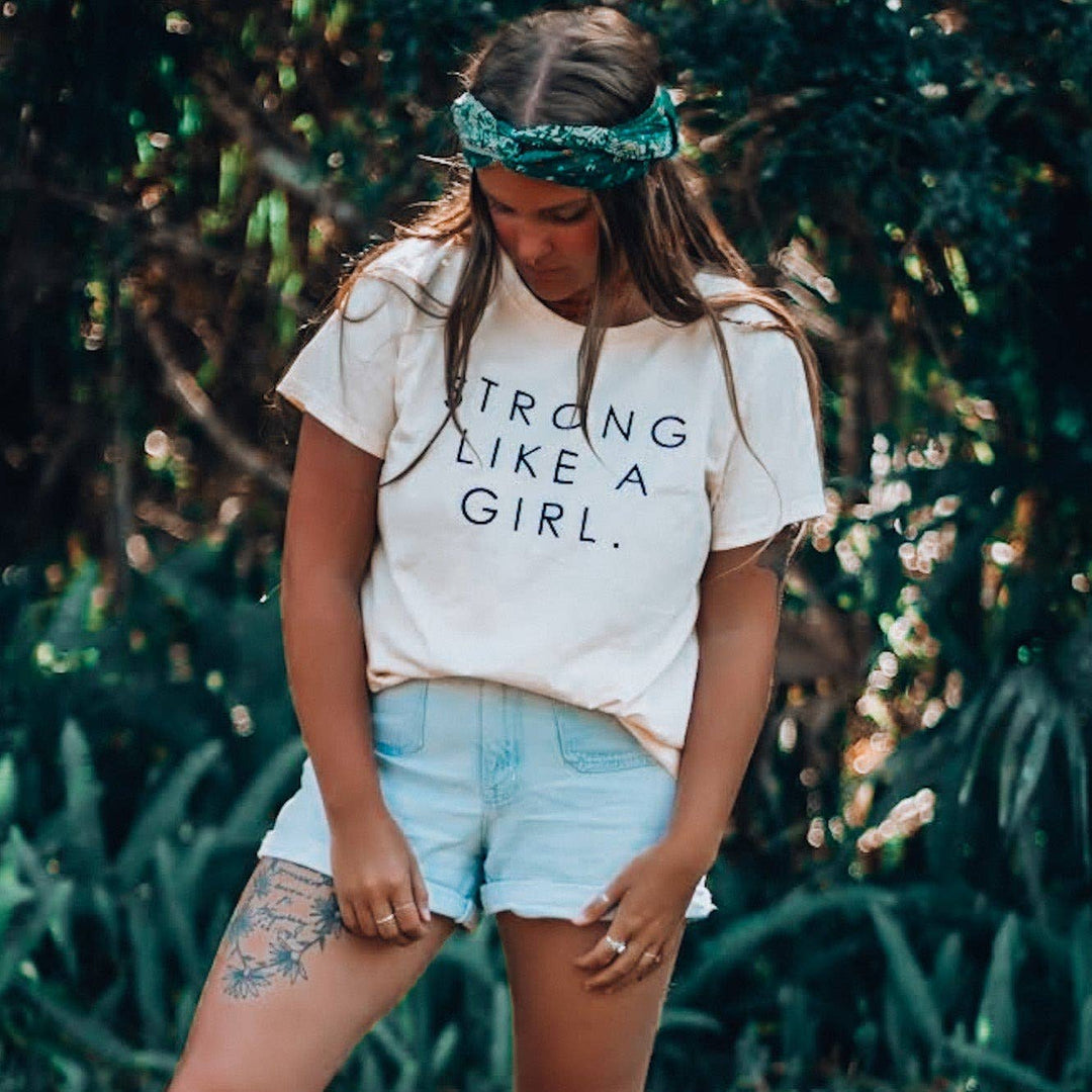 STRONG LIKE A GIRL T SHIRT