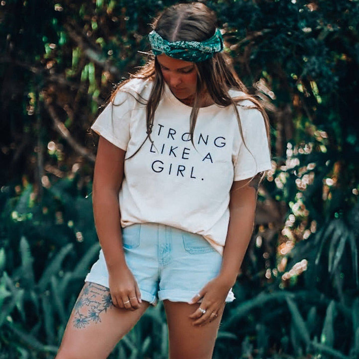 STRONG LIKE A GIRL T SHIRT