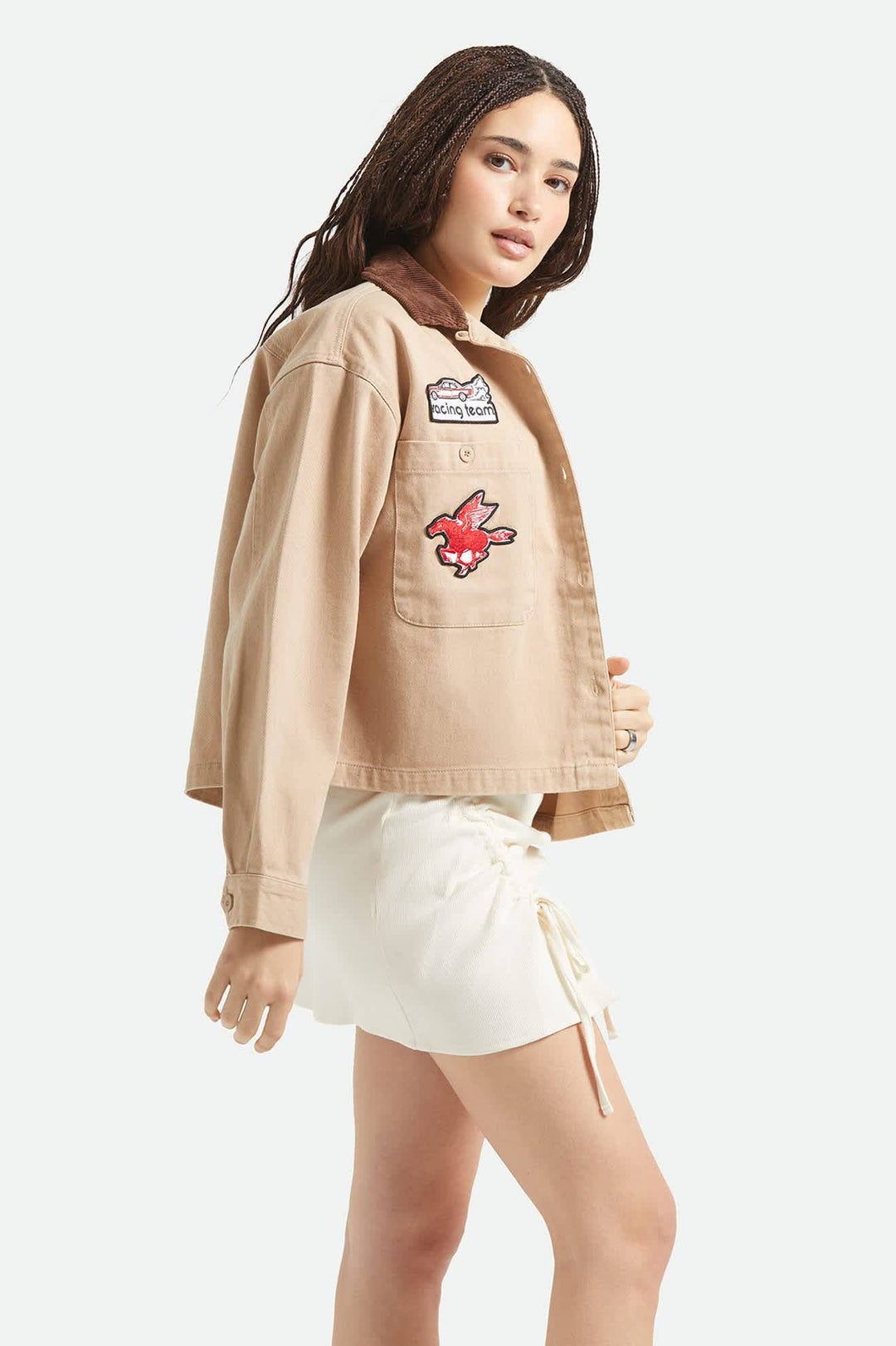 Brixton Utopia Patchwork Overshirt