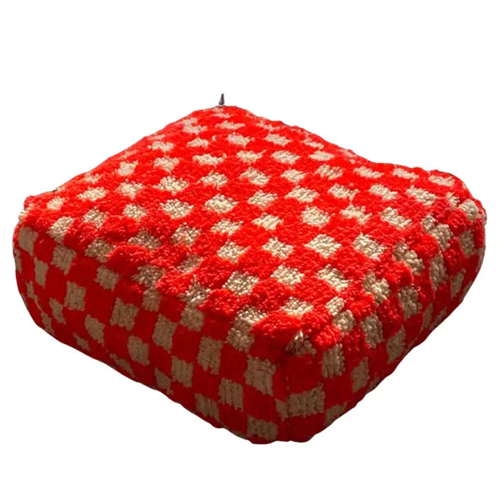 Checkerboard Pouf