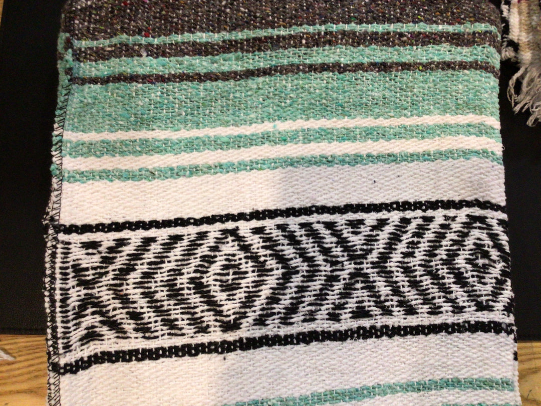 Sea Green Mexican Blanket