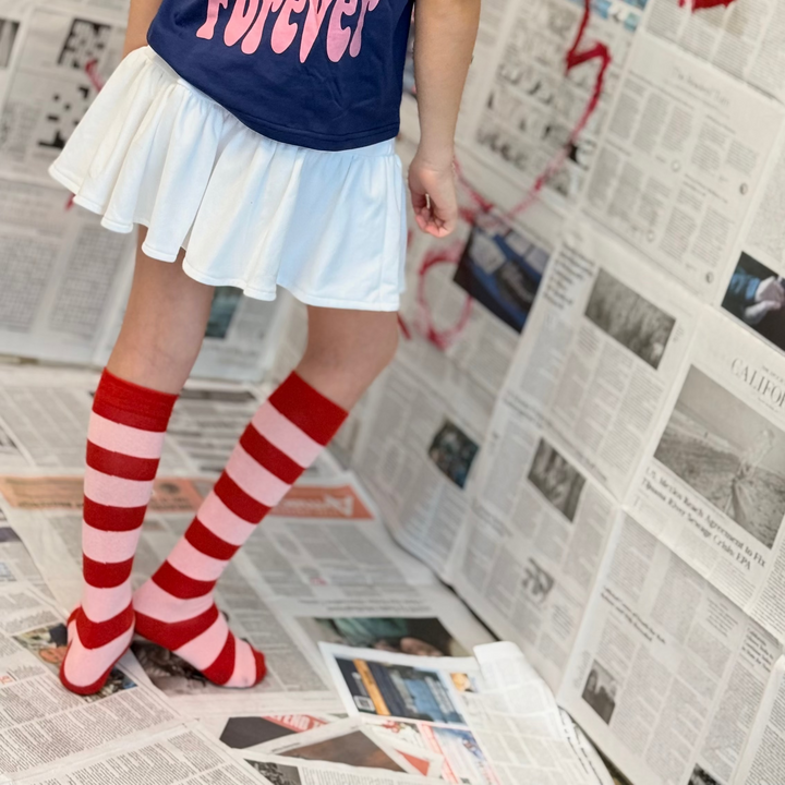 STRIPES knee high socks