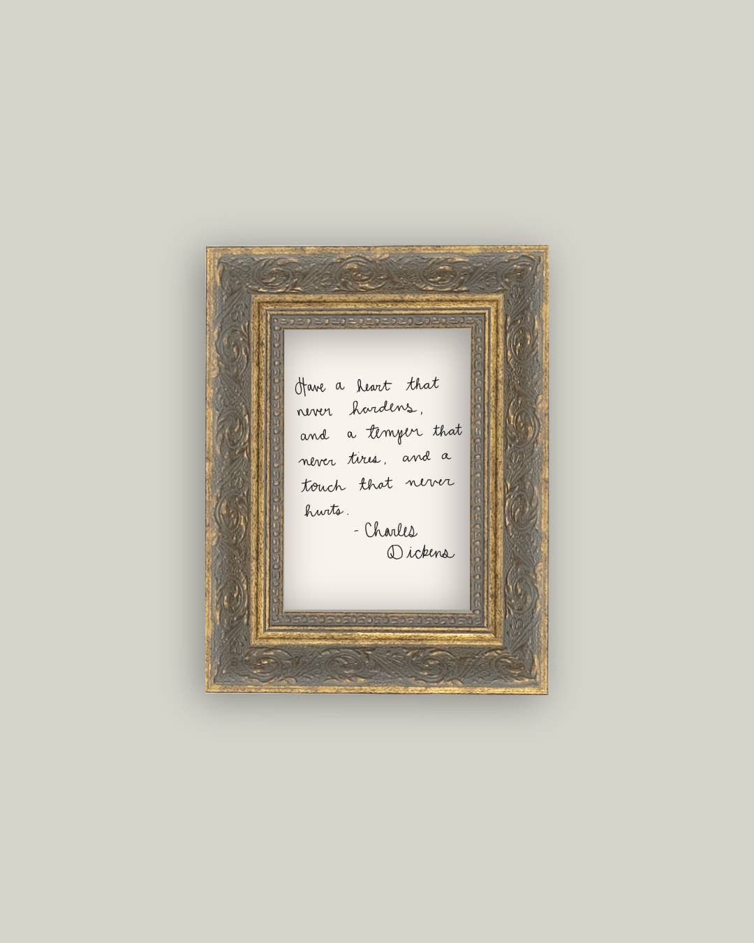 Have A Heart Framed Antique