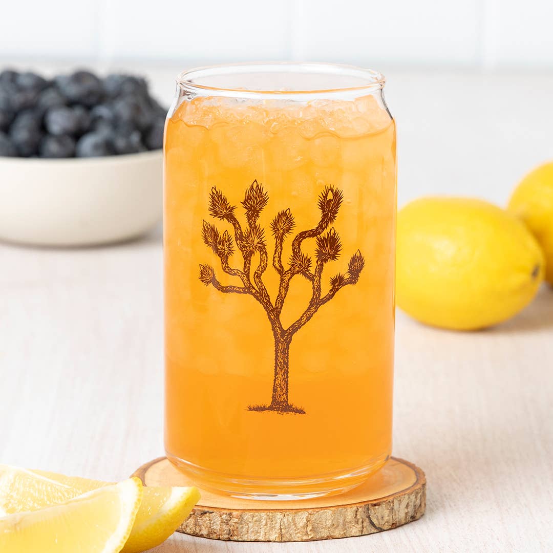 Joshua Tree Can Pint Glass