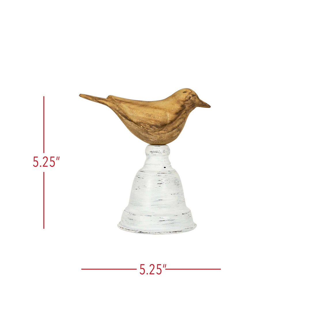 Mel Carved Bird on Perch