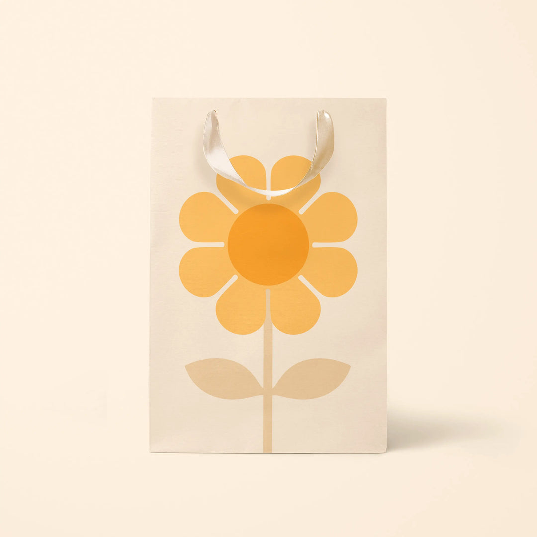 Retro Flower Gift Bag
