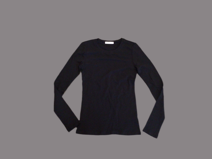 LONG SLEEVE COTTON JERSEY TOP