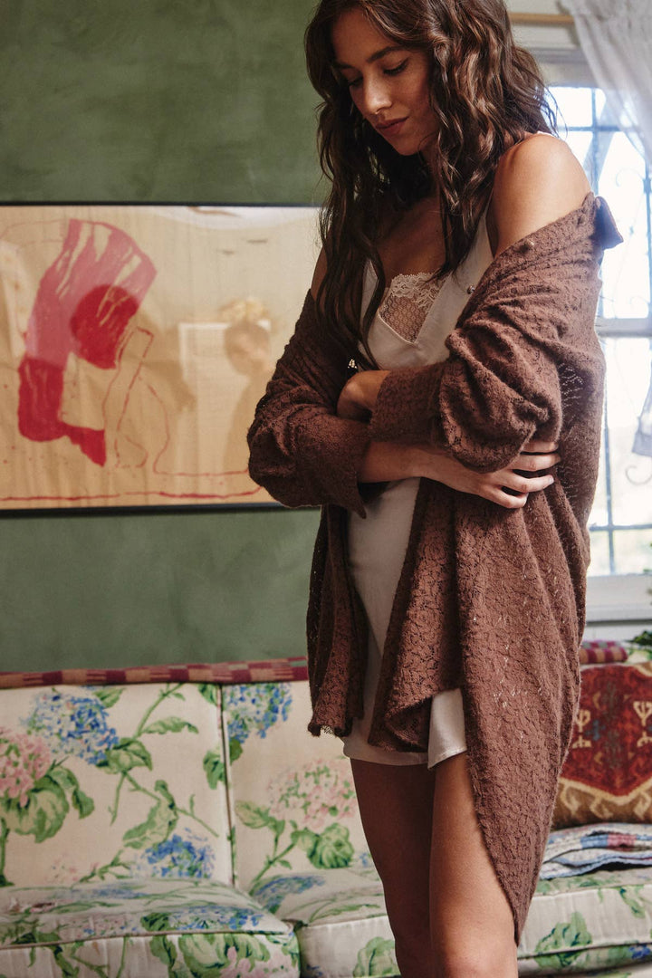 Brushed Lace Tunic Shirt