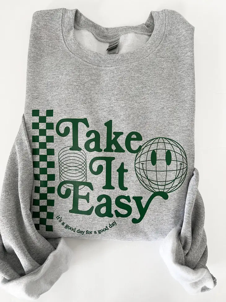 Take It Easy Crew Neck