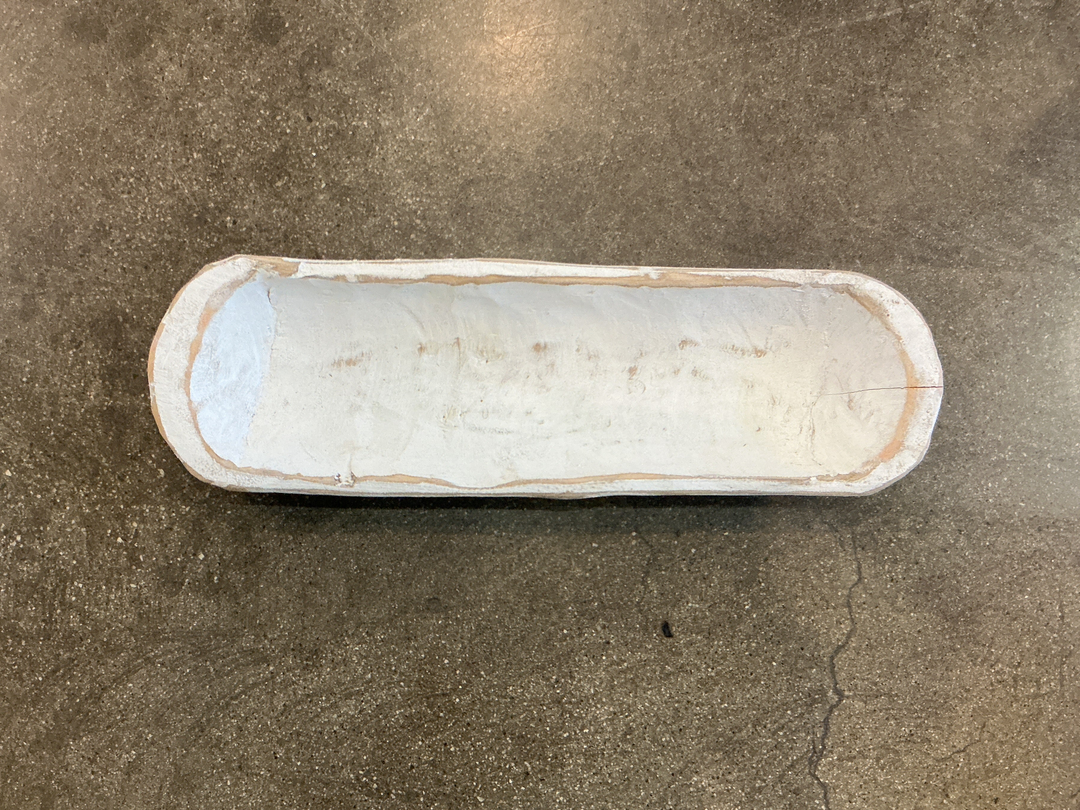 Narrow White Bowl