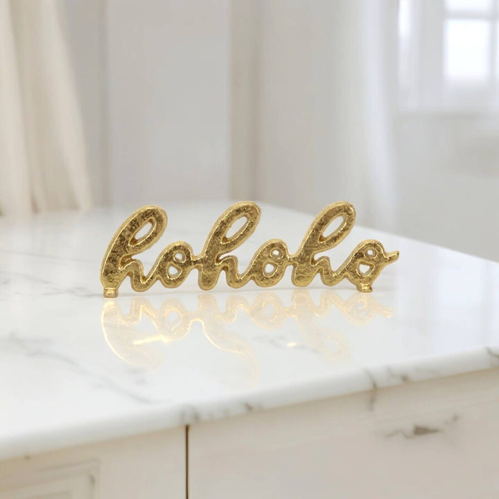 "hohoho" Cast Iron sign