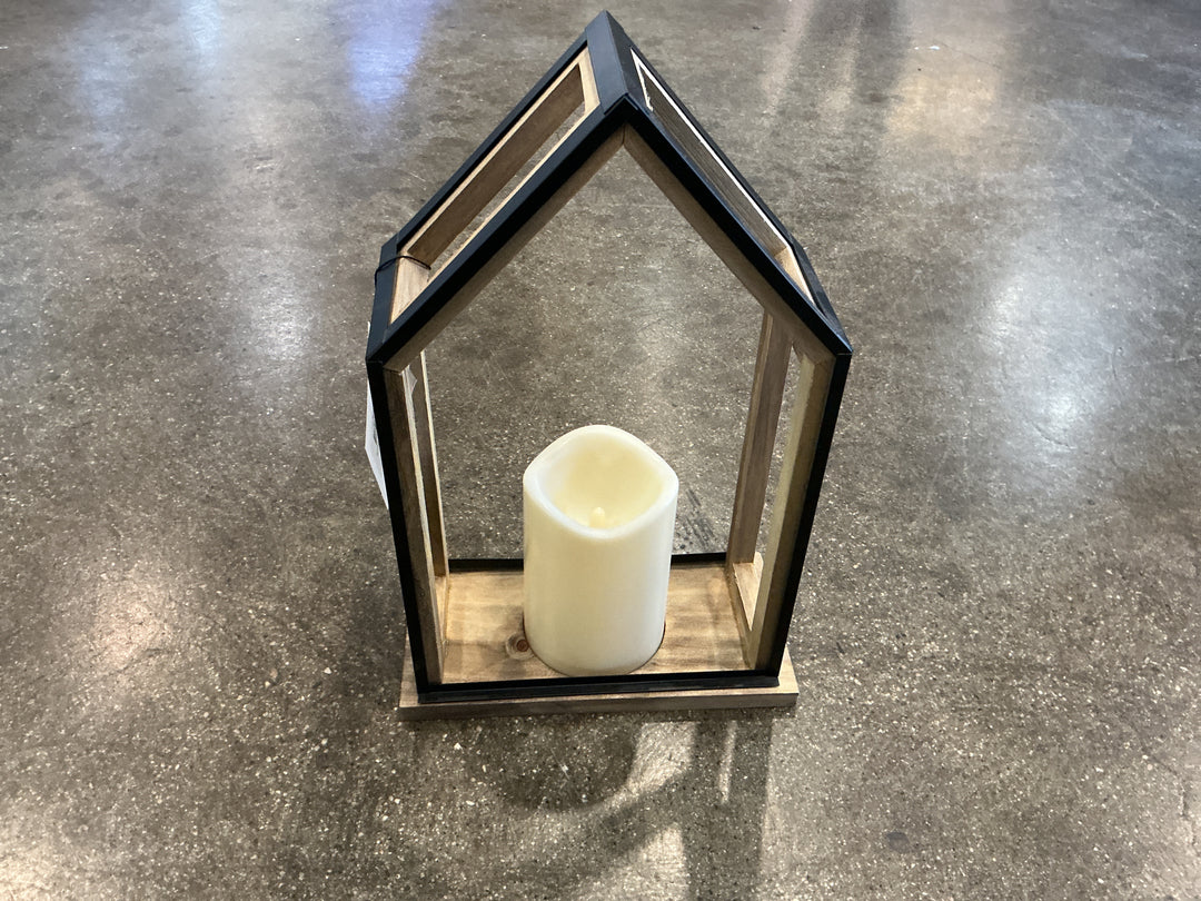 Small wood lantern