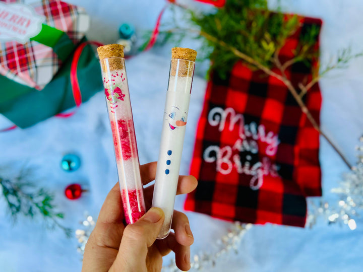 Christmas Bath Salts: Snowflake Blue