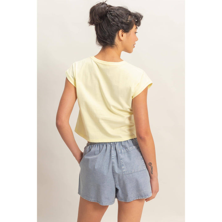 Classic Crew Neck Sleeveless Top