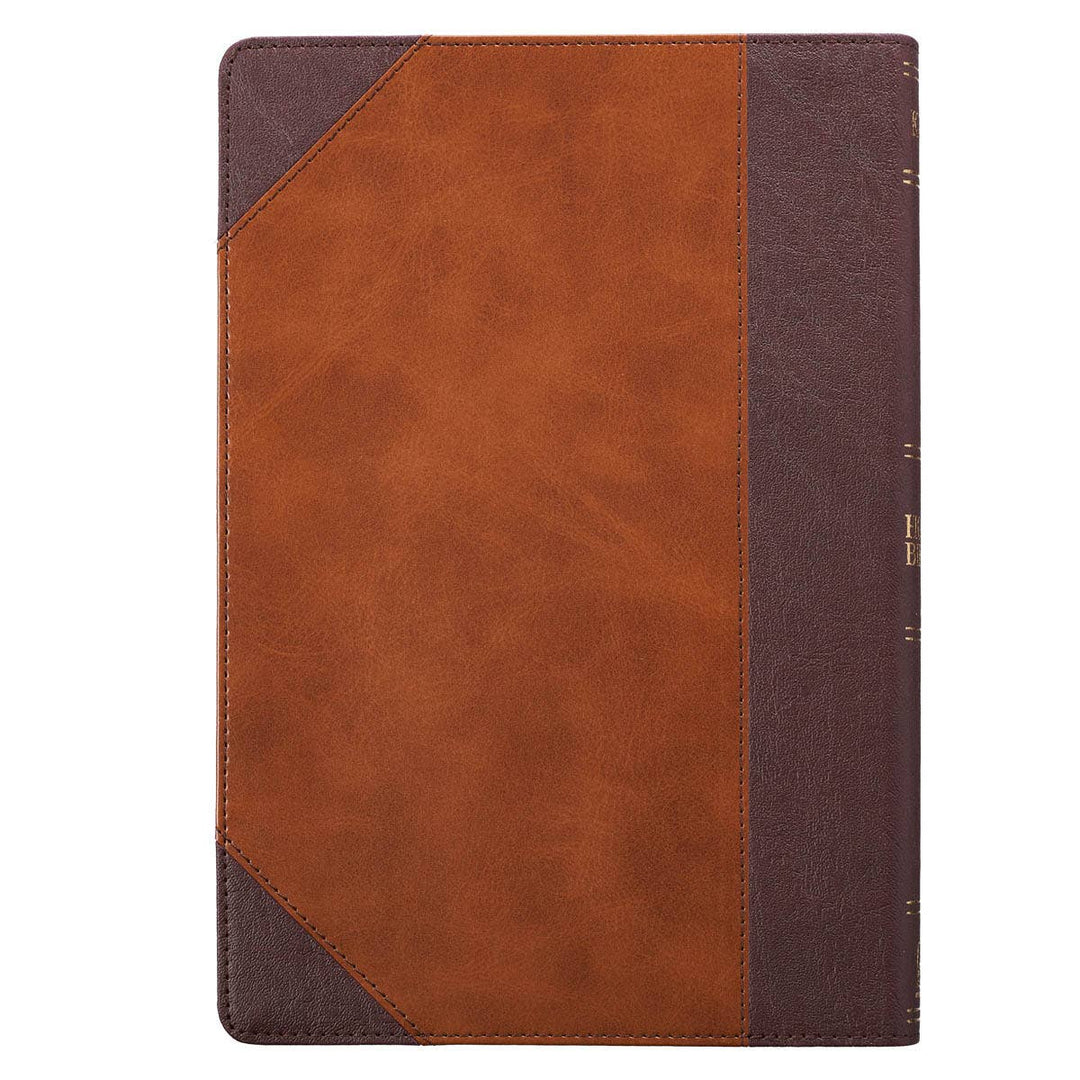 KJV Bible Two Tone Vegan Leather