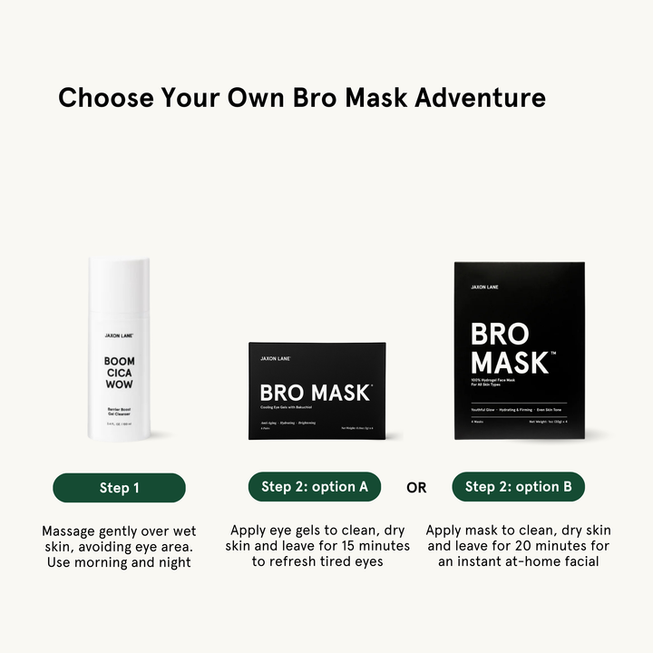 Jaxon Lane Bro Mask Facial Set