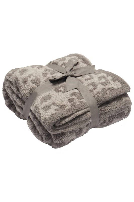 LEOPARD FLEECE BLANKET