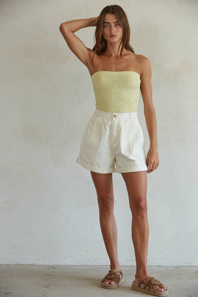 Jacquard Tube Top: