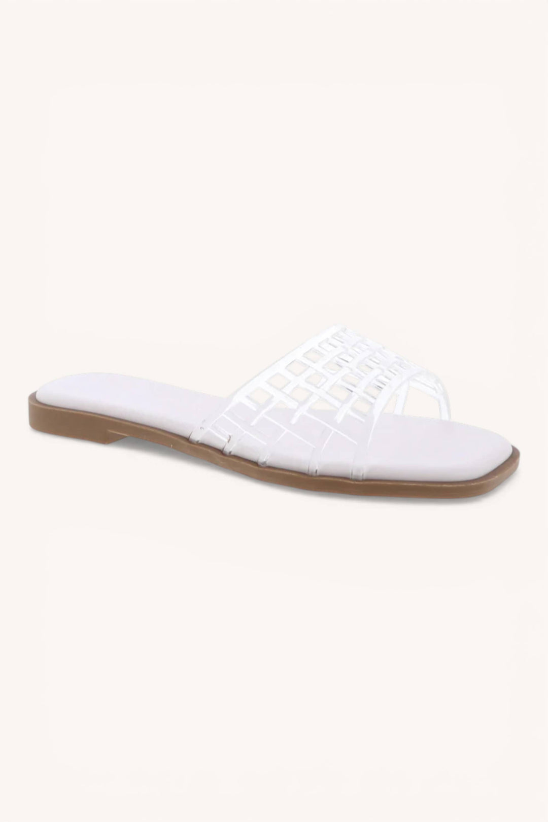 Jelly woven slide Sandals