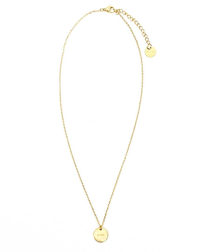 God is Greater Coin Necklace