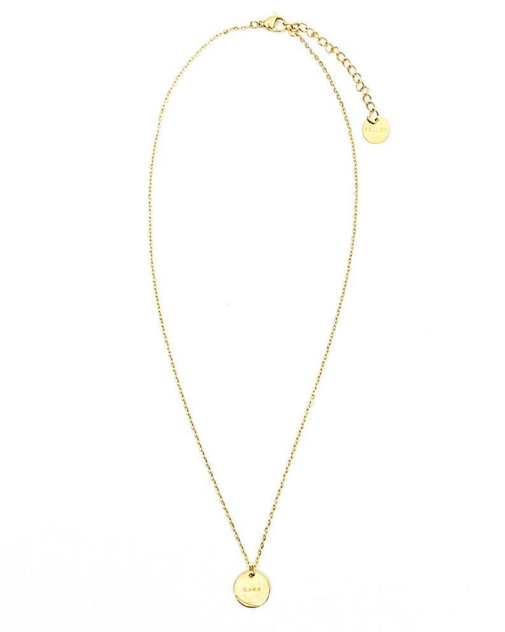 God is Greater Coin Necklace