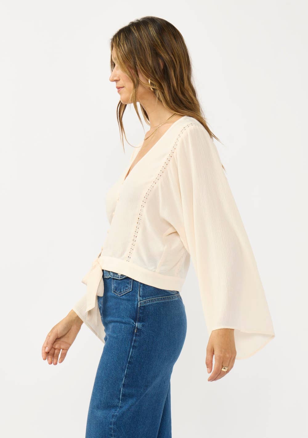 Front Button Down Blouse