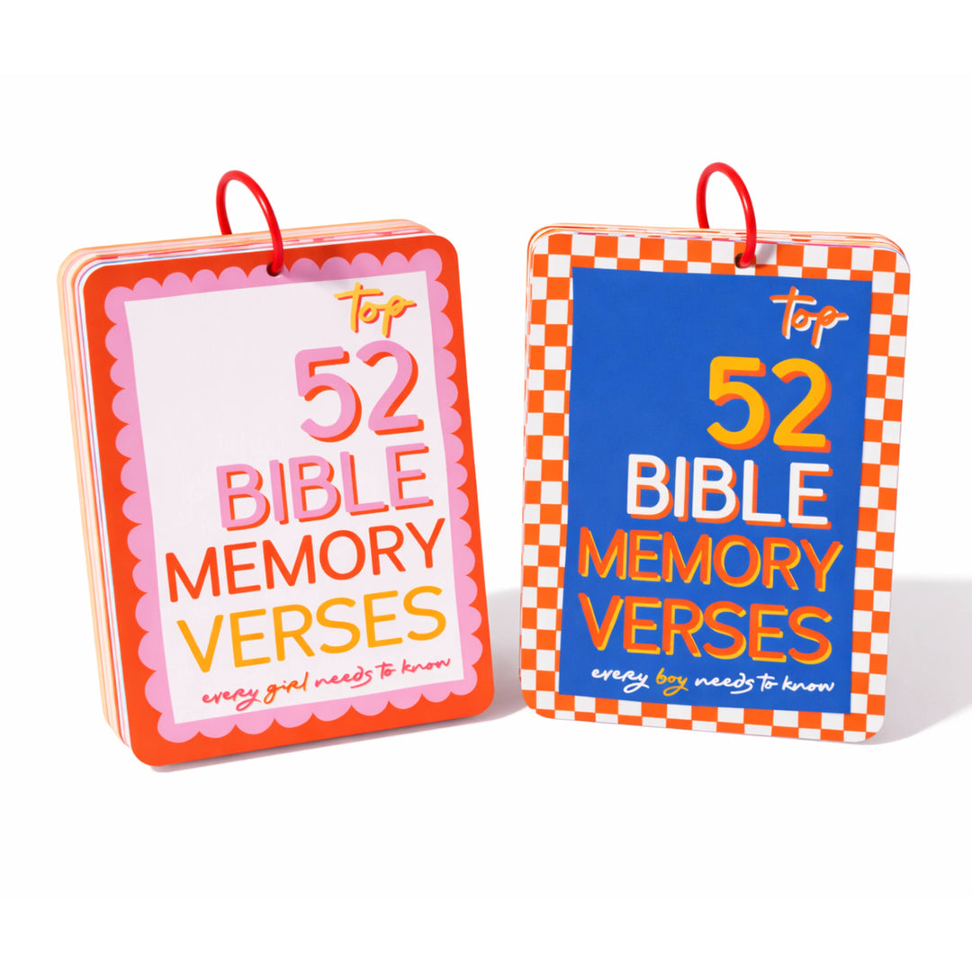 Kids Bible Memory Cards (Girl)