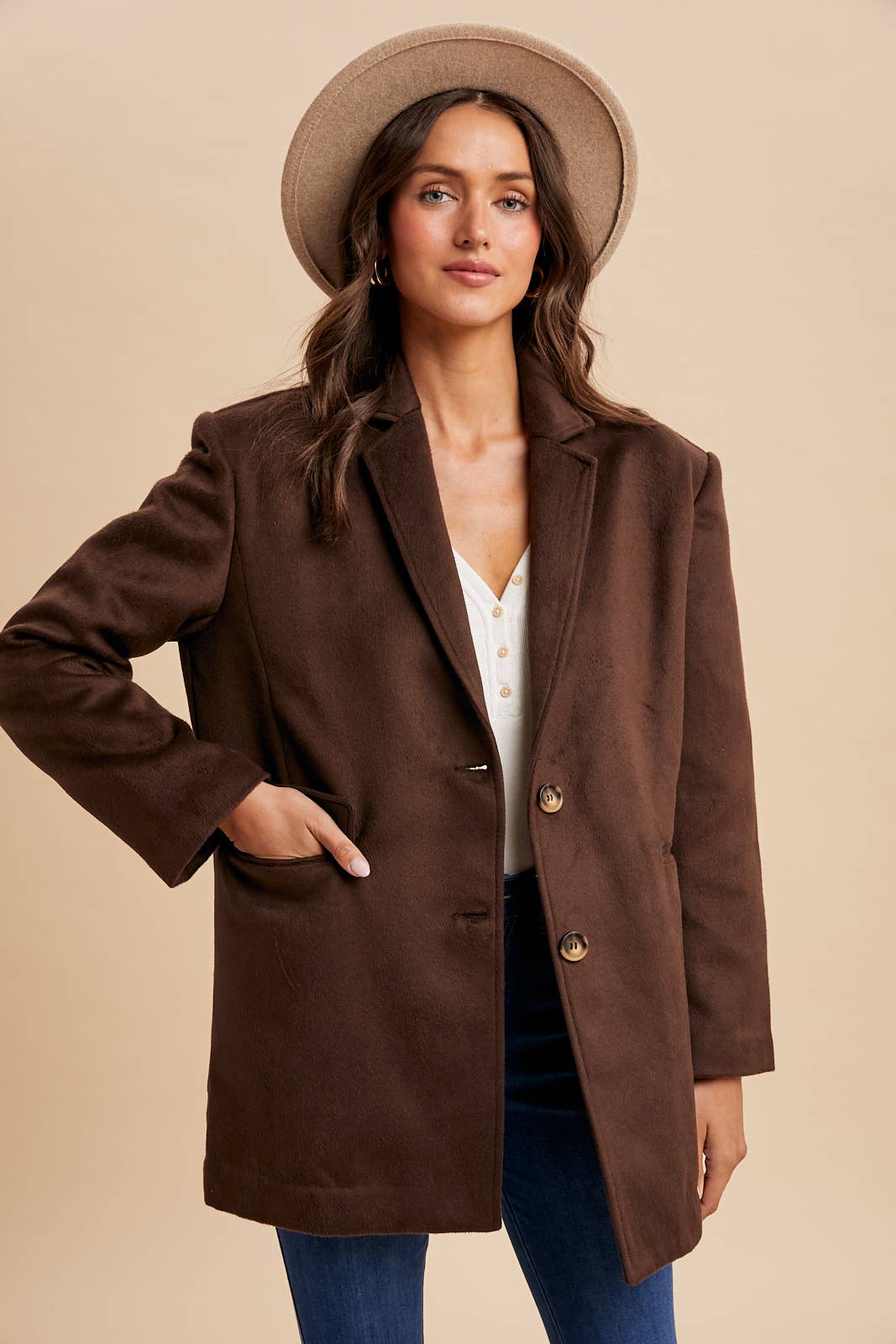 OVERSIZED LONGLINE BLAZER