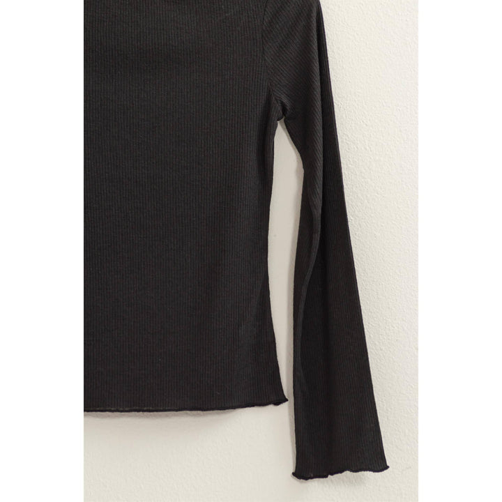 Ribbed Long Sleeve Top