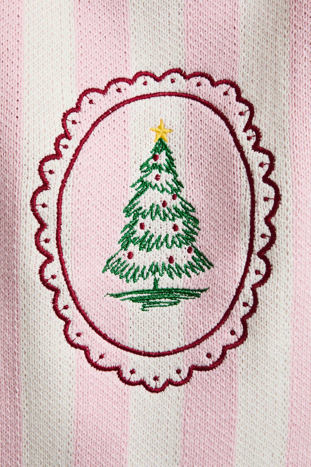 STRIPED TREE SWEATER
