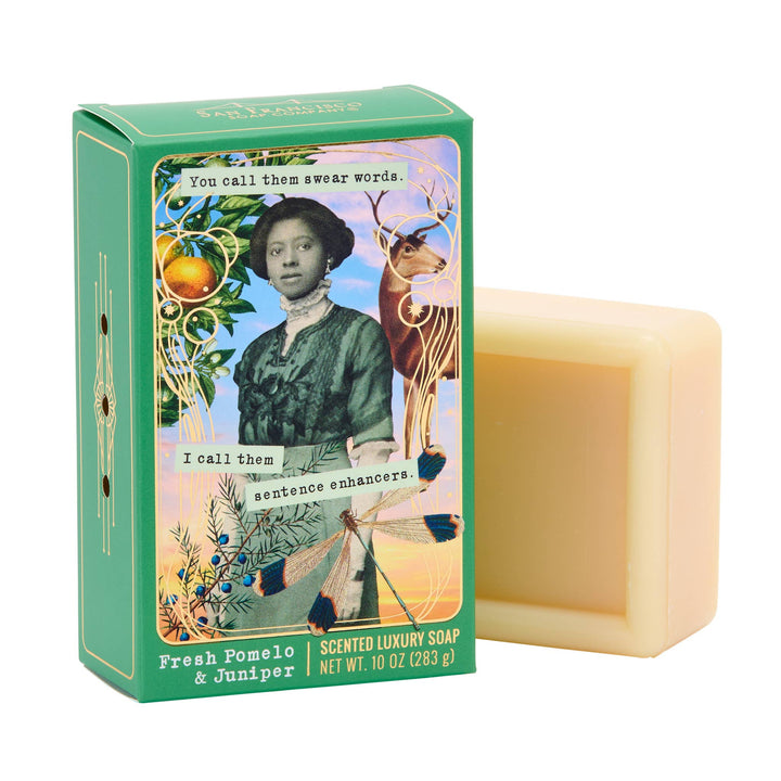 Snarky Vintage Collage Bars Fresh Pomelo &amp; Juniper