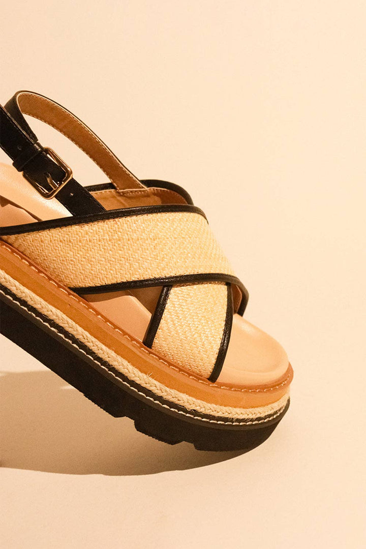 Woven Platform Sandals