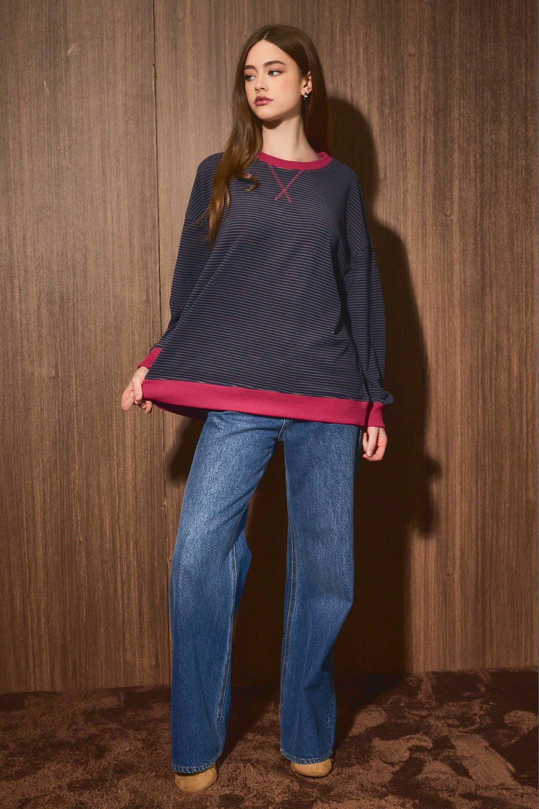 STRIPE SWEATSHIRT
