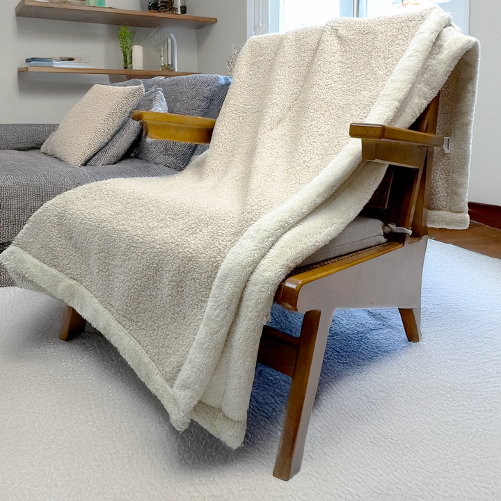 Teddy Curly Throw Blanket
