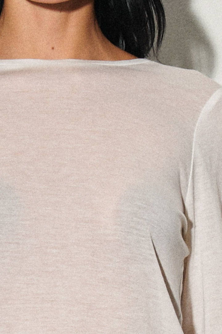 Knit Sheer Basic Top