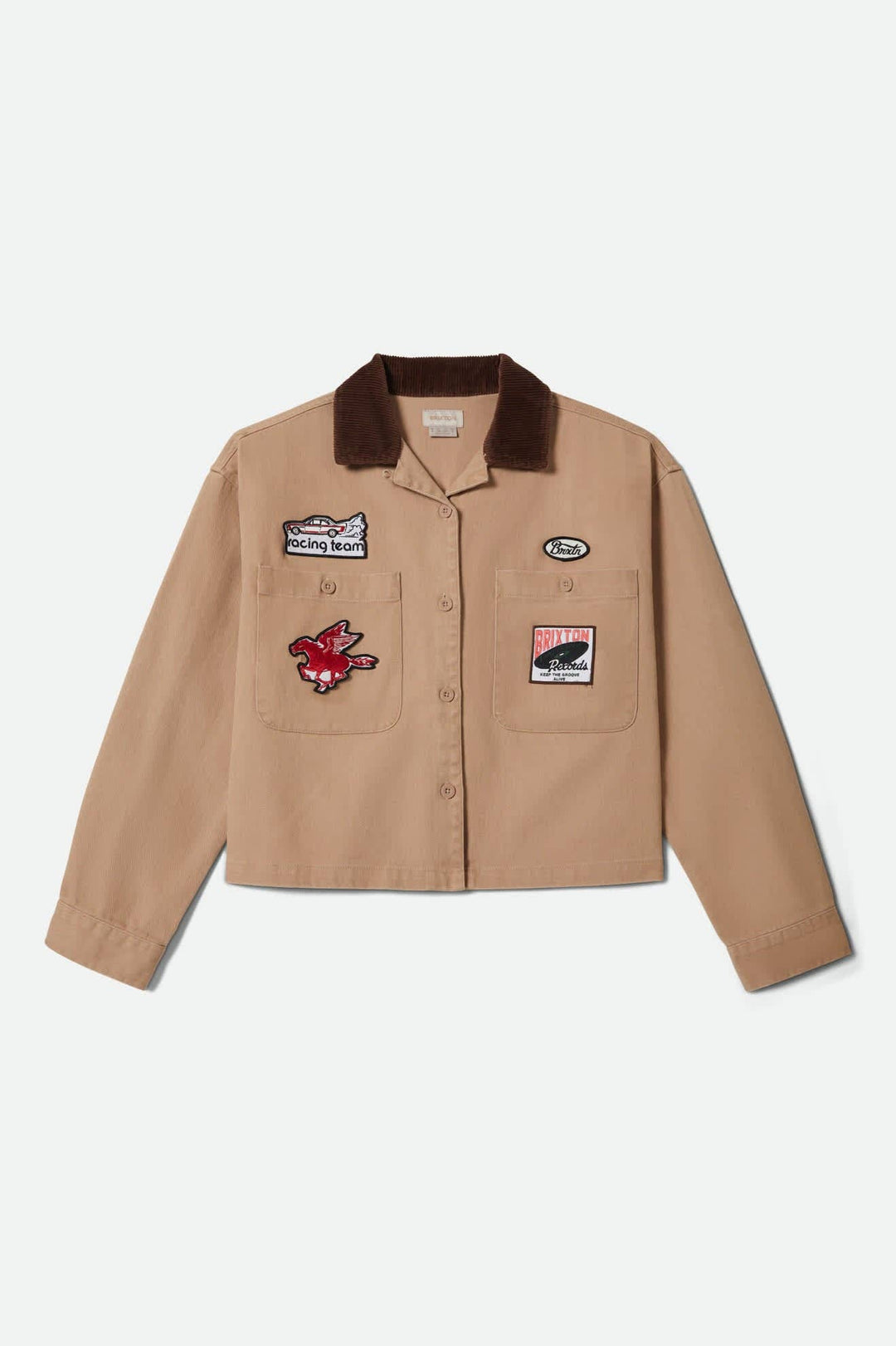 Brixton Utopia Patchwork Overshirt